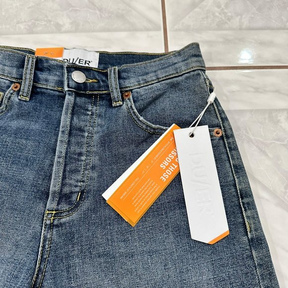 NWT DU/ER Denim Shorts Womens Size 24 Blue Vintage Jeans - Picture 6 of 13